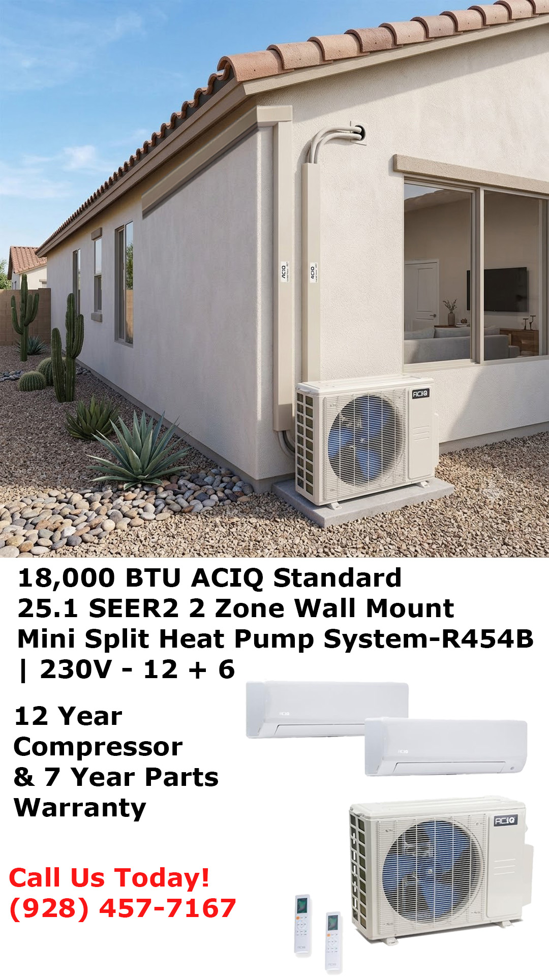 addvertisement wcs 18,000 btu phone